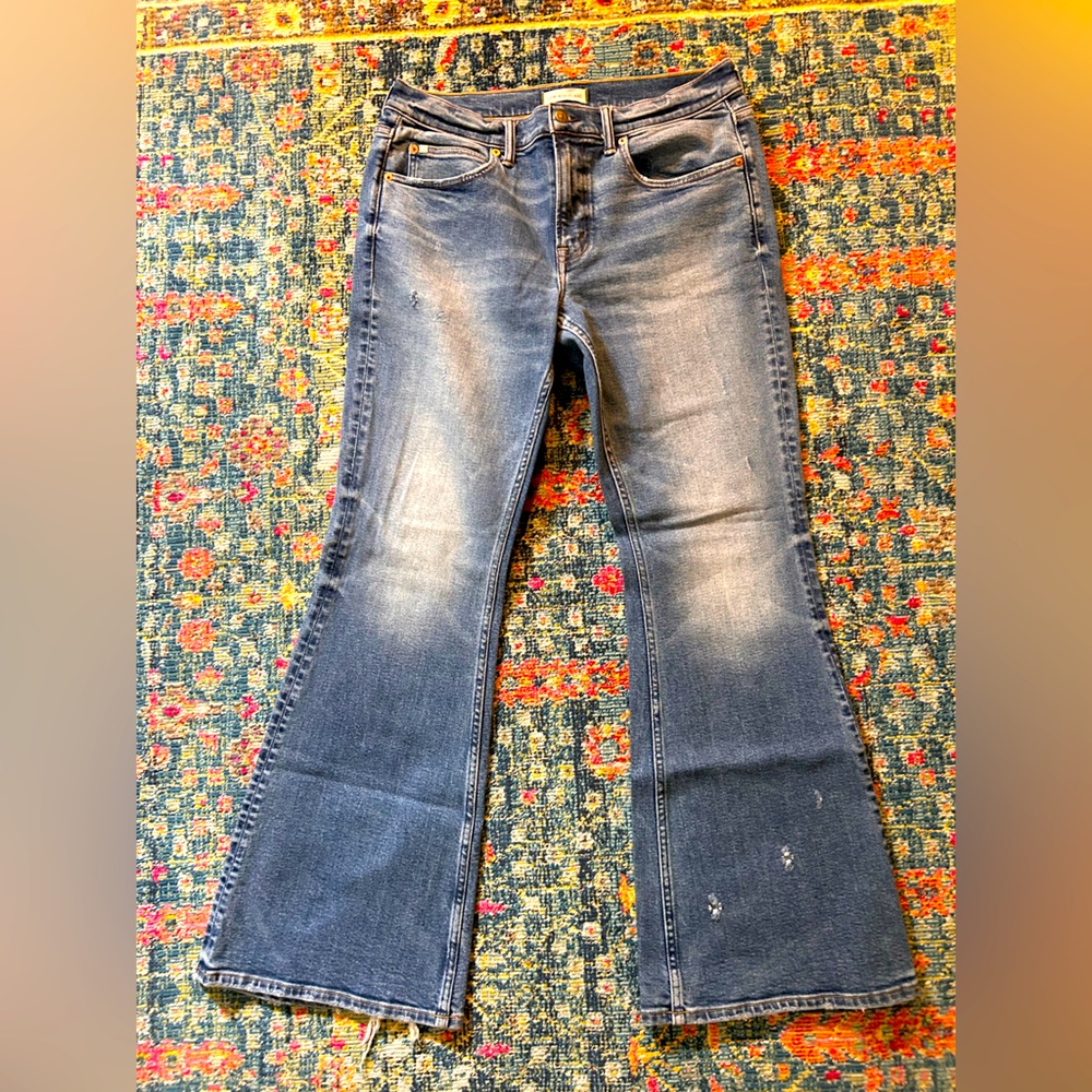 American Eagle AE 77 premium low rise flare